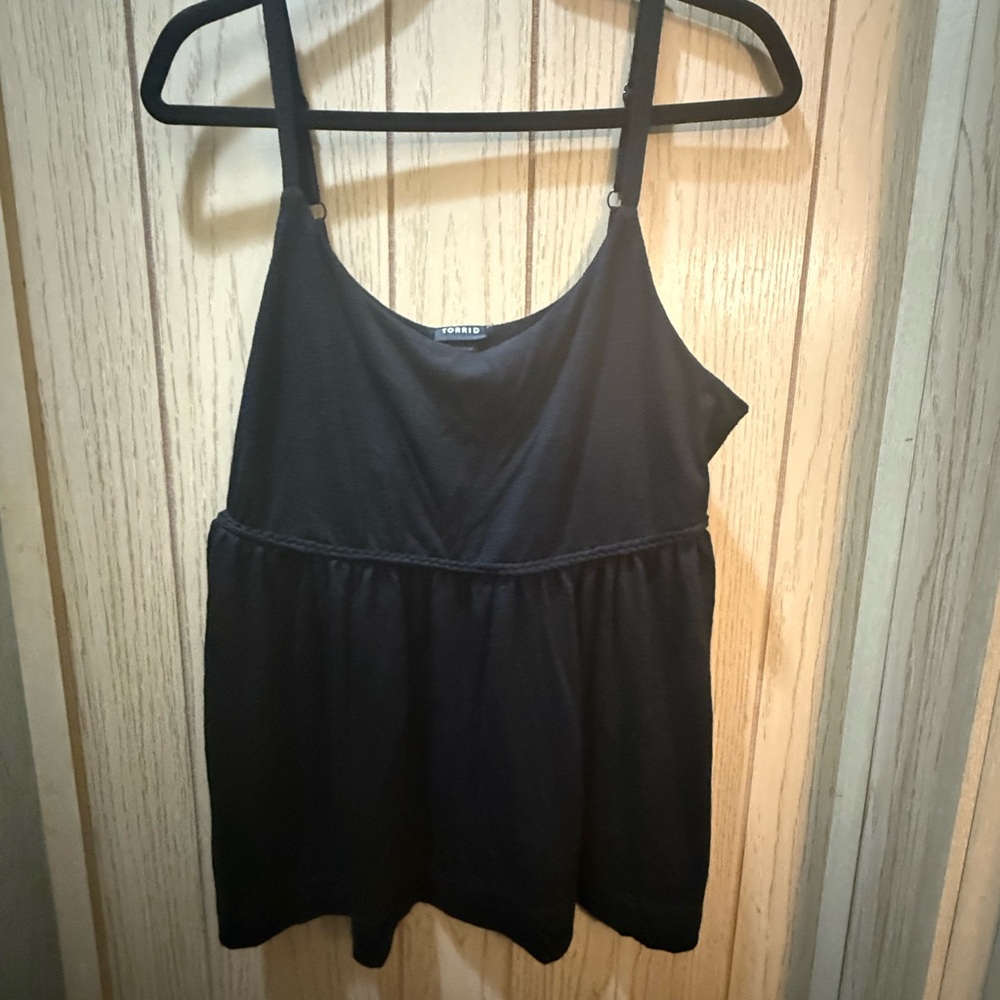 5/$20 - Torrid Black knit Camisole tank